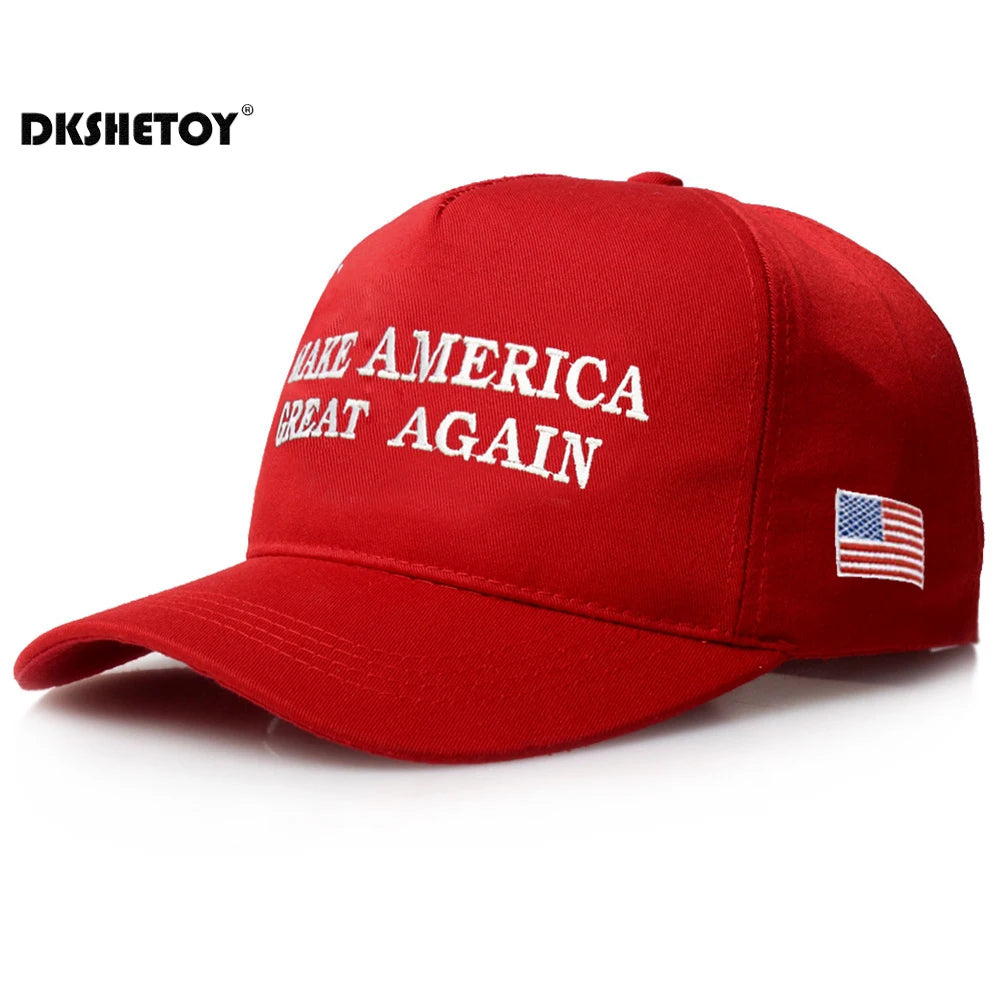 Make America Great Again Slogan USA Flag Baseball Caps